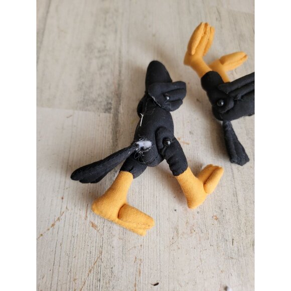 Vintage plush black crow Halloween set home decor - Picture 5 of 7